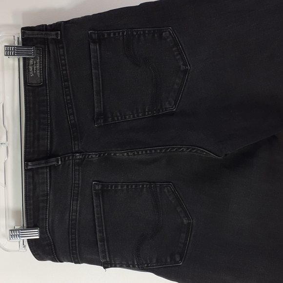 Signature by Levi Strauss Modern Skinny Faded Black Size 10 Short Ankle Length - Picture 6 of 16